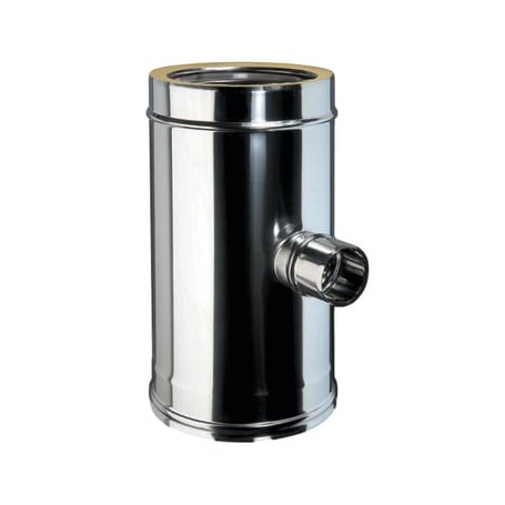 Raccordo a T 90° - uscita 80 mm - Acciaio 316L
