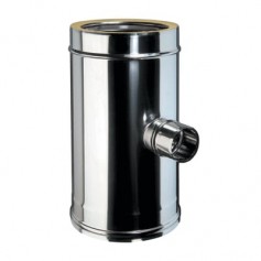 Raccordo a T 90° - uscita 80 mm - Acciaio 316L
