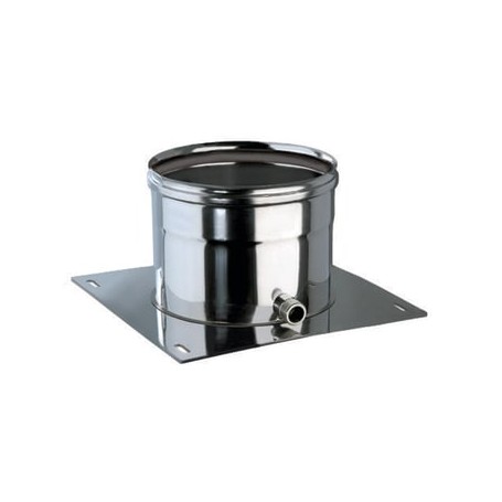 Piastra partenza con scarico laterale - Acciaio 316L