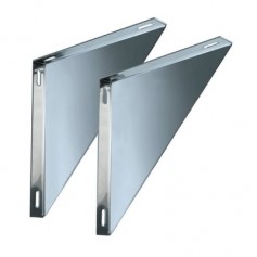 Coppia supporti per piastra - Acciaio 316L