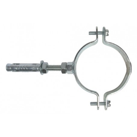 Collare staffaggio a muro inox
