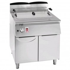 Friggitrice per Pasticceria a Gas - Su Mobile - 44 Litri - Controllo Temperatura Elettronica