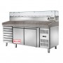 Banco Pizza Refrigerato con Vetrinetta