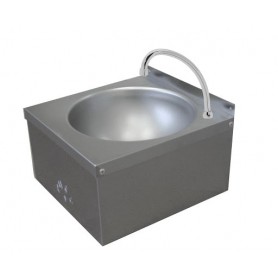 Lavamani Temporizzato in acciaio inox - 40x40x33.5h cm