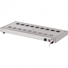 Piano Caldo - 80x53x10h cm - 8 scafo + 2 piedi