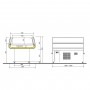 Espositore Refrigerato - Per Gastronomia - Modello Artemis - Lunghezza 1500 mm