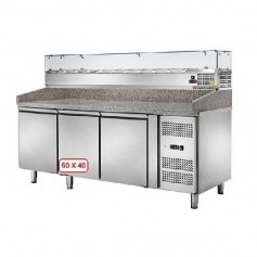 Banco Pizza Refrigerato con Vetrinetta