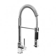 MISCELATORE MONOFORO H440mm CON CANNA GIREVOLE E DOCCIA DUAL JET