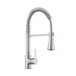 MISCELATORE MONOFORO H445mm CON CANNA GIREVOLE E DOCCIA ESTRAIBILE