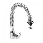 MISCELATORE MONOFORO H450mm CON CANNA GIREVOLE E DOCCIA ESTRAIBILE