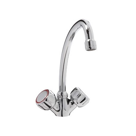 MISCELATORE MONOFORO Ø18x180mm CON CANNA A U