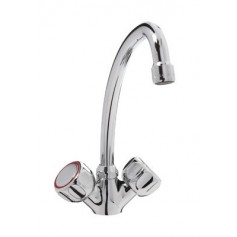 MISCELATORE MONOFORO Ø18x180mm CON CANNA A U