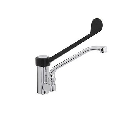 MISCELATORE MONOFORO CON LEVA CLINICA IN MATERIALE PLASTICO PA6 E CANNA GIREVOLE
