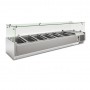 Vetrinetta Refrigerata per Pizzeria - 5 x GN 1/3 - 1 x GN 1/2