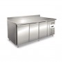 Tavolo Refrigerato Ventilato - GN 1/1 - Tre Porte [-10 -20 C°] - Con Alzatina