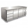 Tavolo Refrigerato Ventilato - GN 1/1 - Due Porte + Tre Cassetti [-2 +8 C°]