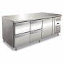 Tavolo Refrigerato Ventilato - GN 1/1 - Una Porta + Quattro Cassetti [-2 +8 C°]