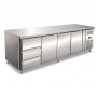 Tavolo Refrigerato Ventilato - GN 1/1 - Tre Porte + 3 Cassetti da 1/3 - [-2 +8 C°]
