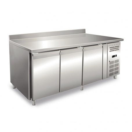 Tavolo Refrigerato - Profondità 60 - GN 1/1 - TrePorte [-10 -20 C°] - Con Alzatina
