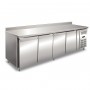 Tavolo Refrigerato - Profondità 60 - GN 1/1 - Quattro Porte [-10 -20 C°] - con Alzatina