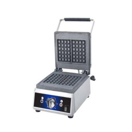 Macchina per Waffle - 1 Piastra Elettrica 1,5 KW