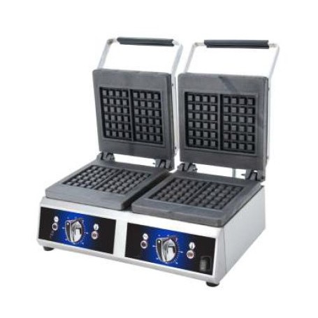 Macchina per Waffle - 2 Piastre Elettriche 4,4 KW