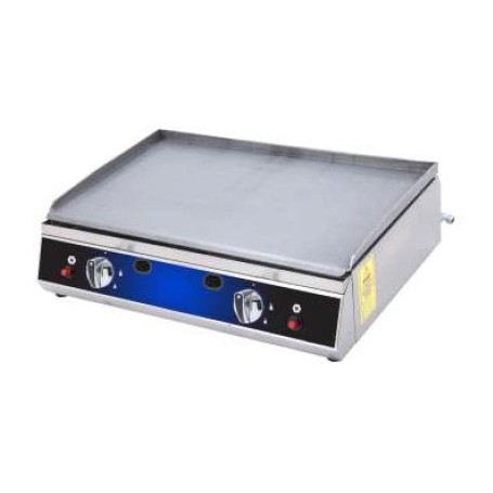 Frytop da Banco - Gas - 6 KW - Liscio - Superfice Acciaio - Larghezza 70 cm