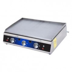 Frytop da Banco - Gas - 9 KW - Liscio - Superfice Acciaio - Larghezza 100 cm