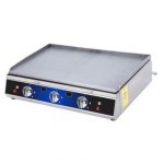 Frytop da Banco - Gas - 6 KW - Liscio - Superfice Acciaio - Larghezza 120 cm