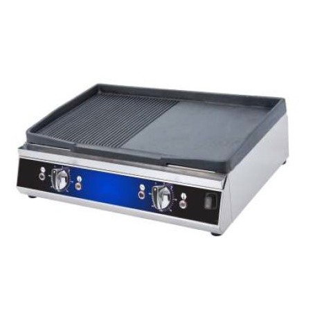 Frytop da Banco - Elettrico - 3,5 KW - Liscio e Rigato - Larghezza 70 cm