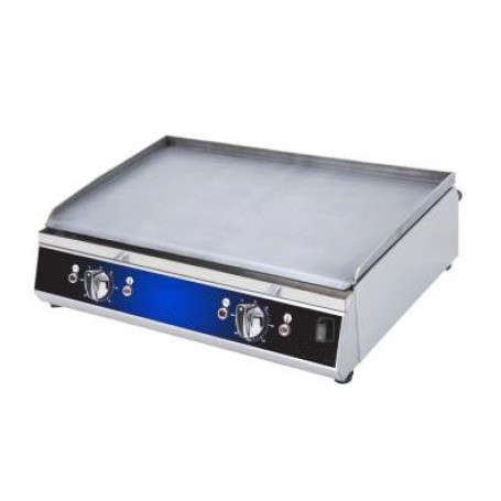 Frytop da Banco - Elettrico - 3,5 KW - Superfice in acciaio - Liscio - Larghezza 70 cm