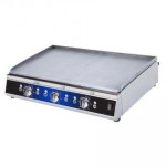 Frytop da Banco - Elettrico - 9 KW - Superfice in acciaio - Liscio - Larghezza 120 cm