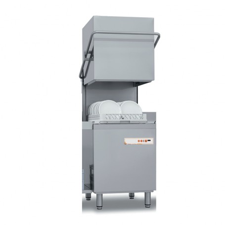 Lavaoggetti a Capotta Elettronica - Cesto Quadrato 50x50 cm - 63.5x73.5x148 cm - TRIFASE