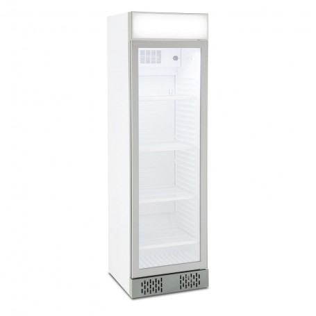 Frigo Vetrina Bibite - Bianco - 342 Litri - [0 +10C°] - Cassetto Retroilluminato