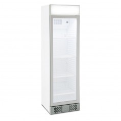 Frigo Vetrina Bibite - Bianco - 342 Litri - [0 +10C°] - Cassetto Retroilluminato