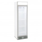 Frigo Vetrina Bibite - Bianco - 342 Litri - [0 +10C°] - Cassetto Retroilluminato