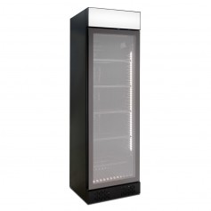 Frigo Vetrina Bibite - Nero - 342 Litri - [0 +10C°] - Cassetto Retroilluminato