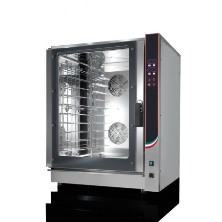 Forno Convezione - Digitale - capienza 10 teglie o griglie 600x400 mm o GN 1/1 - con iniezione d'acqua
