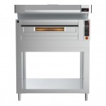 Forno Pizza Elettrico - Rotante - Dimensioni Interne Ø100 - Completo
