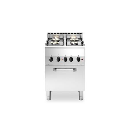 Cucina gas, 4 fuochi, forno elettrico ventilato