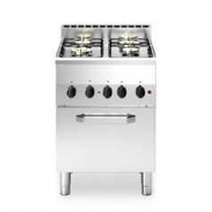 Cucina gas, 4 fuochi, forno elettrico ventilato