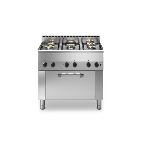 Cucina gas, 5 fuochi, forno elettrico ventilato