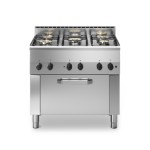 Cucina gas, 5 fuochi, forno elettrico ventilato