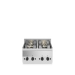 Piano cottura a gas, 4 fuochi, top