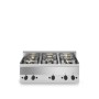 Piano cottura a gas, 5 fuochi, top