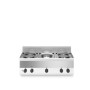Piano cottura elettrico, 5 piastre tonde, top