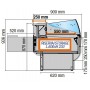 Espositore Refrigerato - Modello SL - Lunghezza 1520mm - Self Service