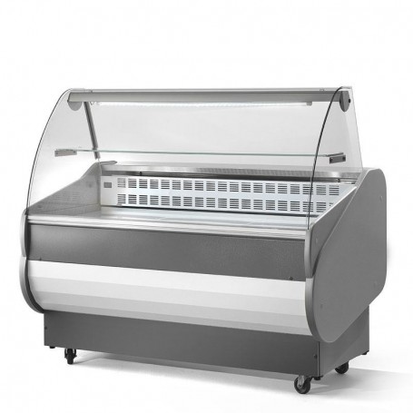 Espositore Neutro - Modello SL - Lunghezza 2480mm - Vetri Curvi