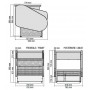 Espositore Banco Cassa - Modello SL - Lunghezza 780mm