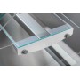 Mensola Intermedia in vetro temperato con supporti - 150